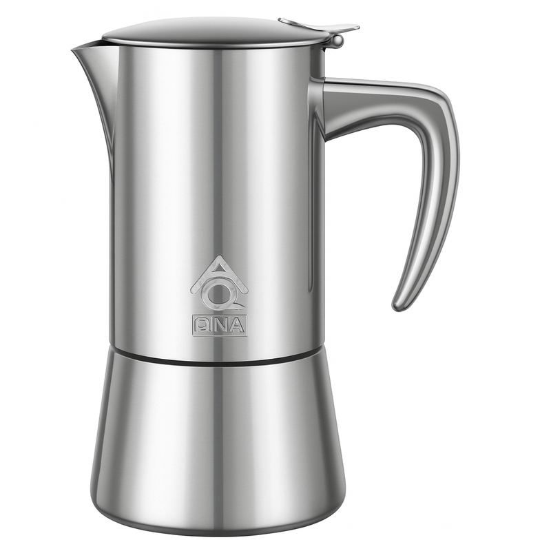 6 Cups Stainless Steel Moka Pot Coffee Maker V498-MOKAPOT