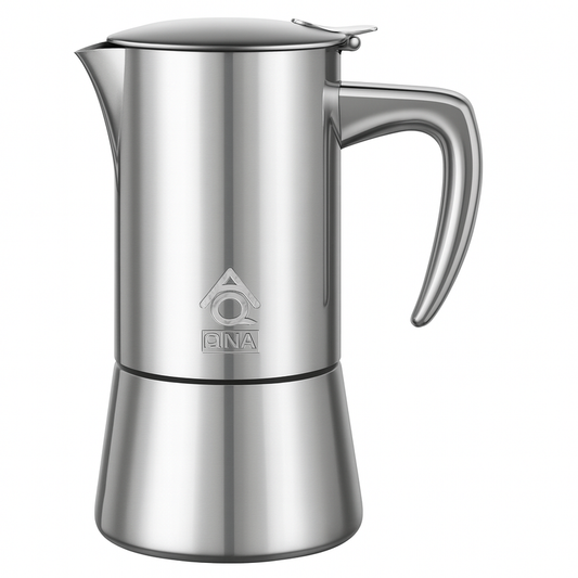 6 Cups Stainless Steel Moka Pot Coffee Maker V498-MOKAPOT