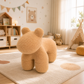 Lamb Stool Chair Brown