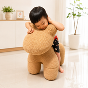 Lamb Stool Chair Brown
