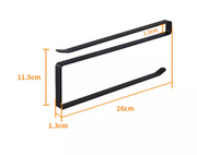 Paper Roll Holder Under Cabinet Black V498-TISSUEHOLDERBK