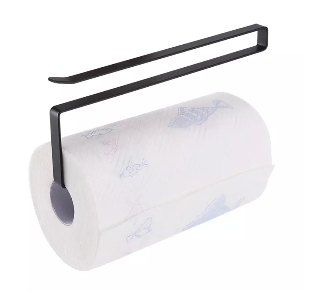 Paper Roll Holder Under Cabinet Black V498-TISSUEHOLDERBK