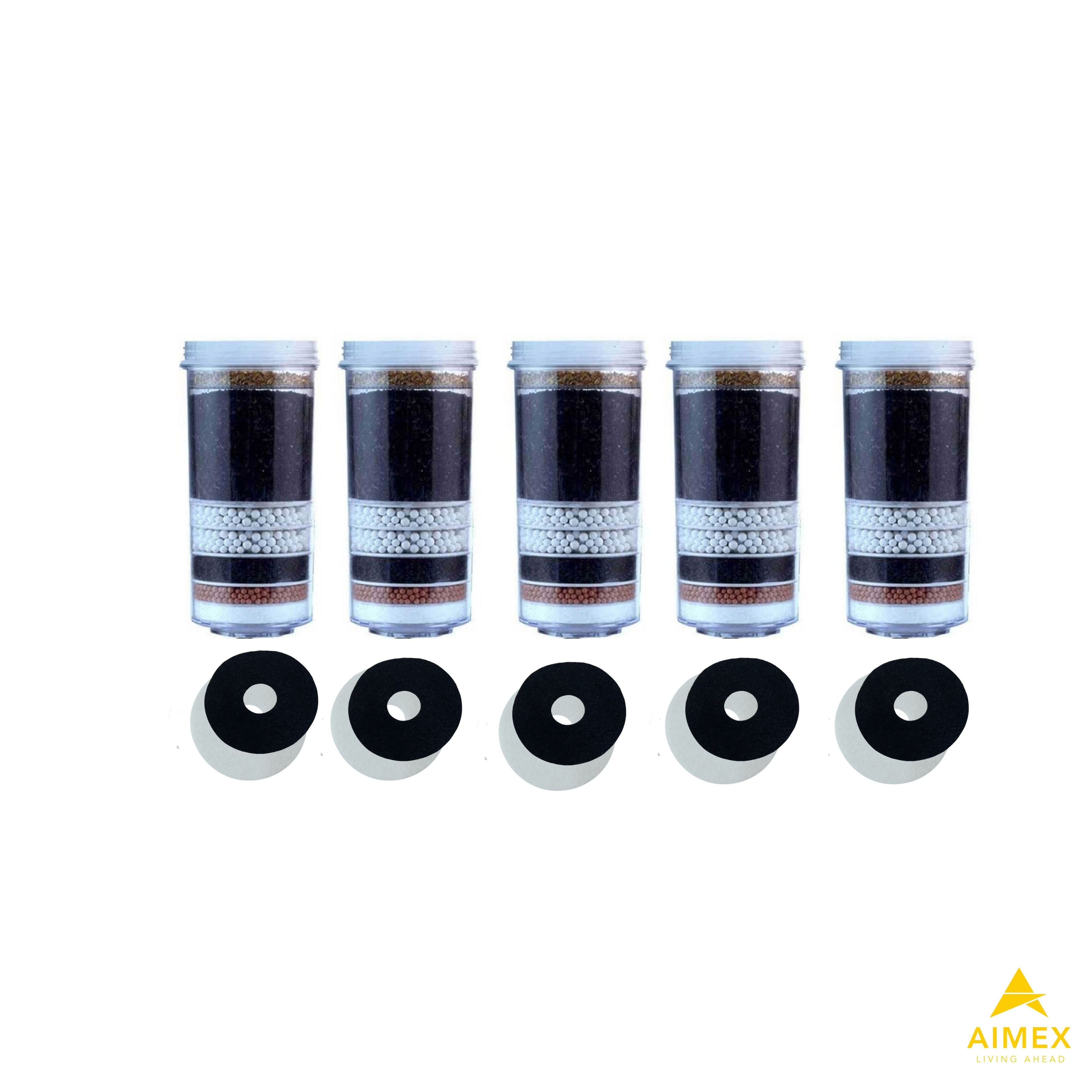 Aimex 8 Stage. Fluoride Reduction Water Filter Cartridges x 5 V502-8KDFAAF5