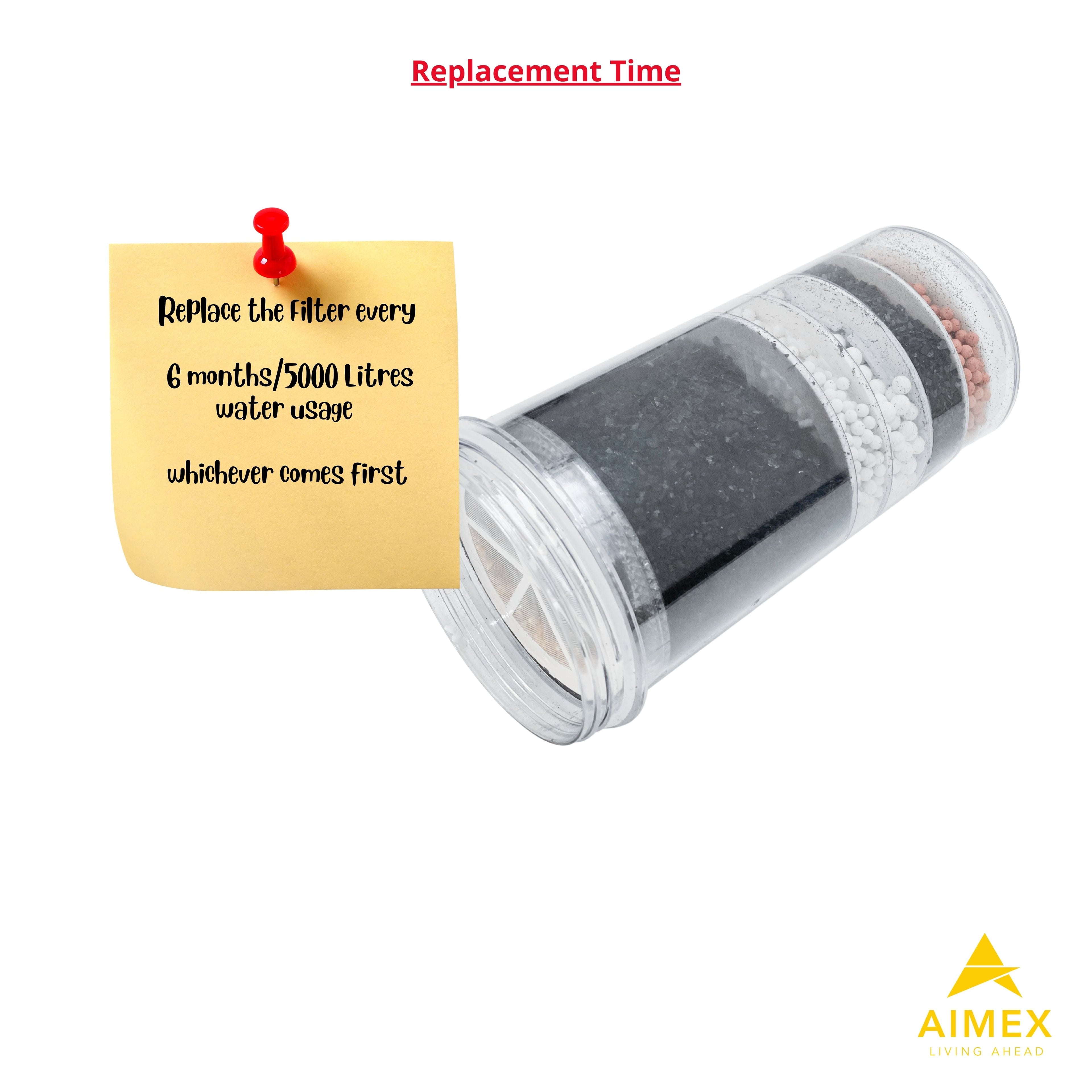 Aimex 20L Benchtop Water Purifier Maifan Stone with 3 X 8 Stage Fluoride Reduction Filters V502-A20AALMNP