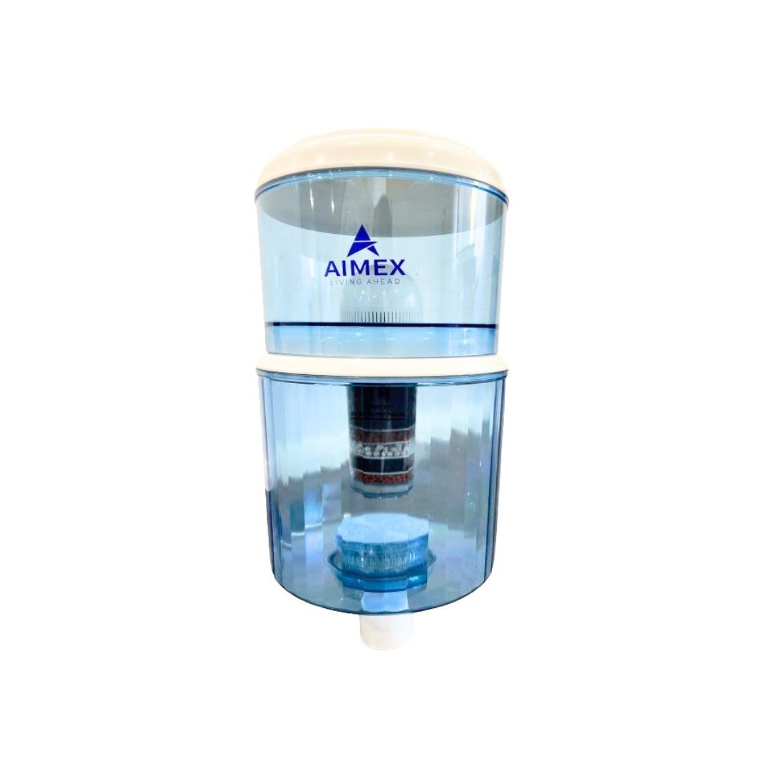 Filtered Bottle with Maifan Stone for Open-Top Water Coolers V502-MAIFANE20