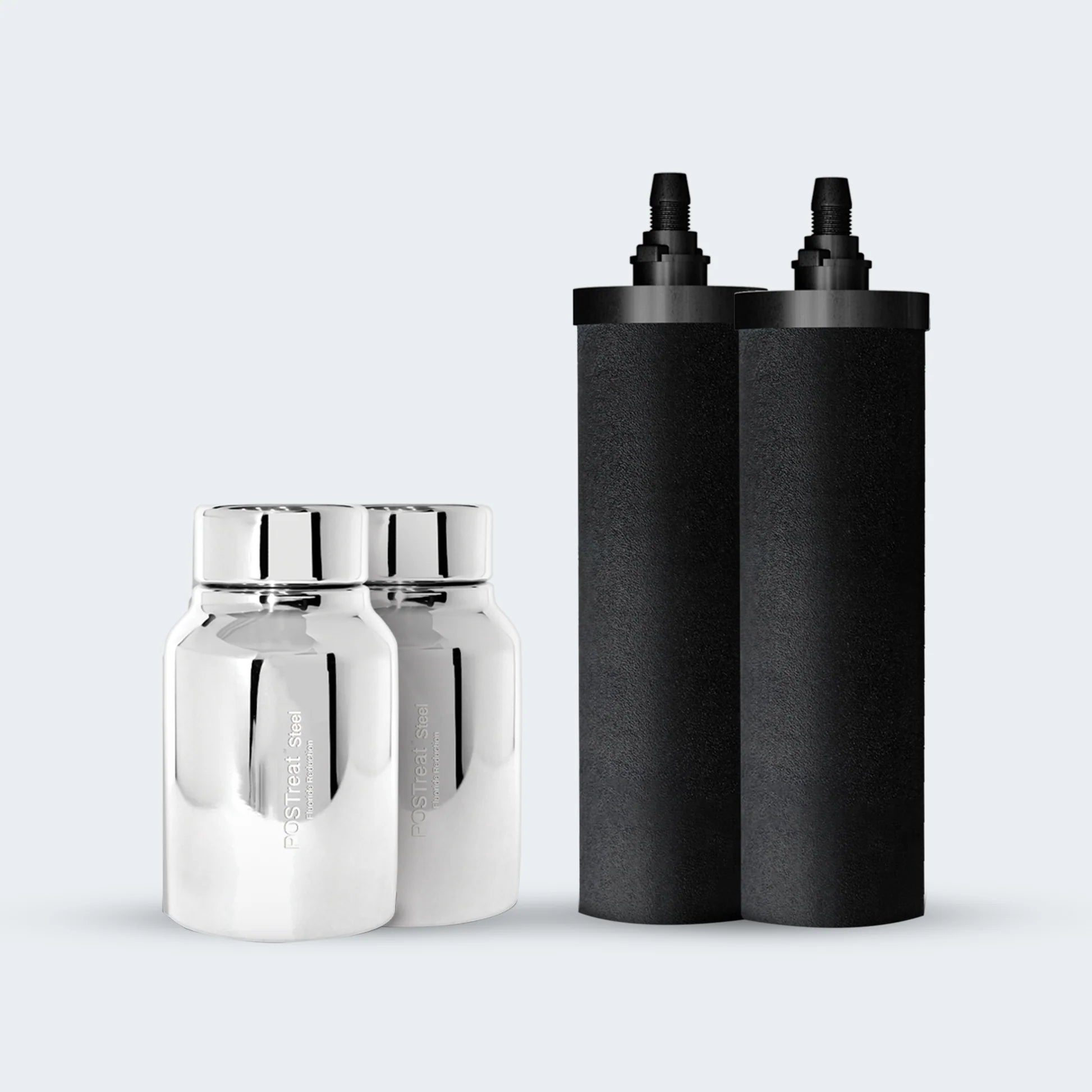Phoenix 8L Stainless Steel Gravity Water Filter + POSTreat Fluoride cartridges V502-P17C2F2SSVTWSD3