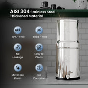 The Phoenix Gravity Water Filter Stainless Steel 304 -12L V502-P24C2D2