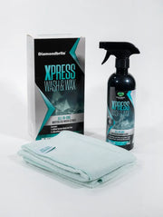 Xpress Water Less Wash & Wax Pack - 500ml + 2X Microfibre cloths - Made in UK V502-WWW1