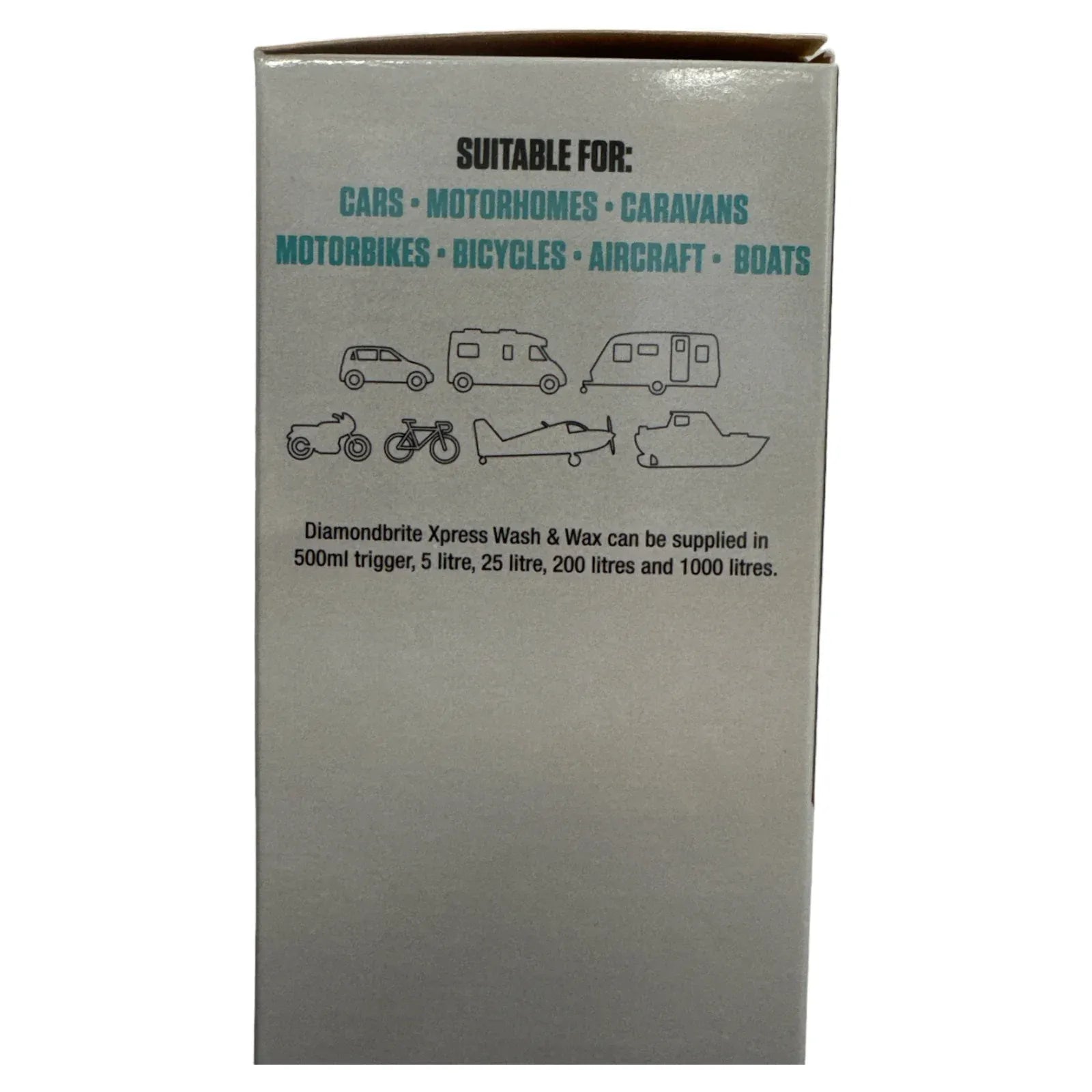 Xpress Water Less Wash & Wax Pack - 500ml + 2X Microfibre cloths - Made in UK V502-WWW1