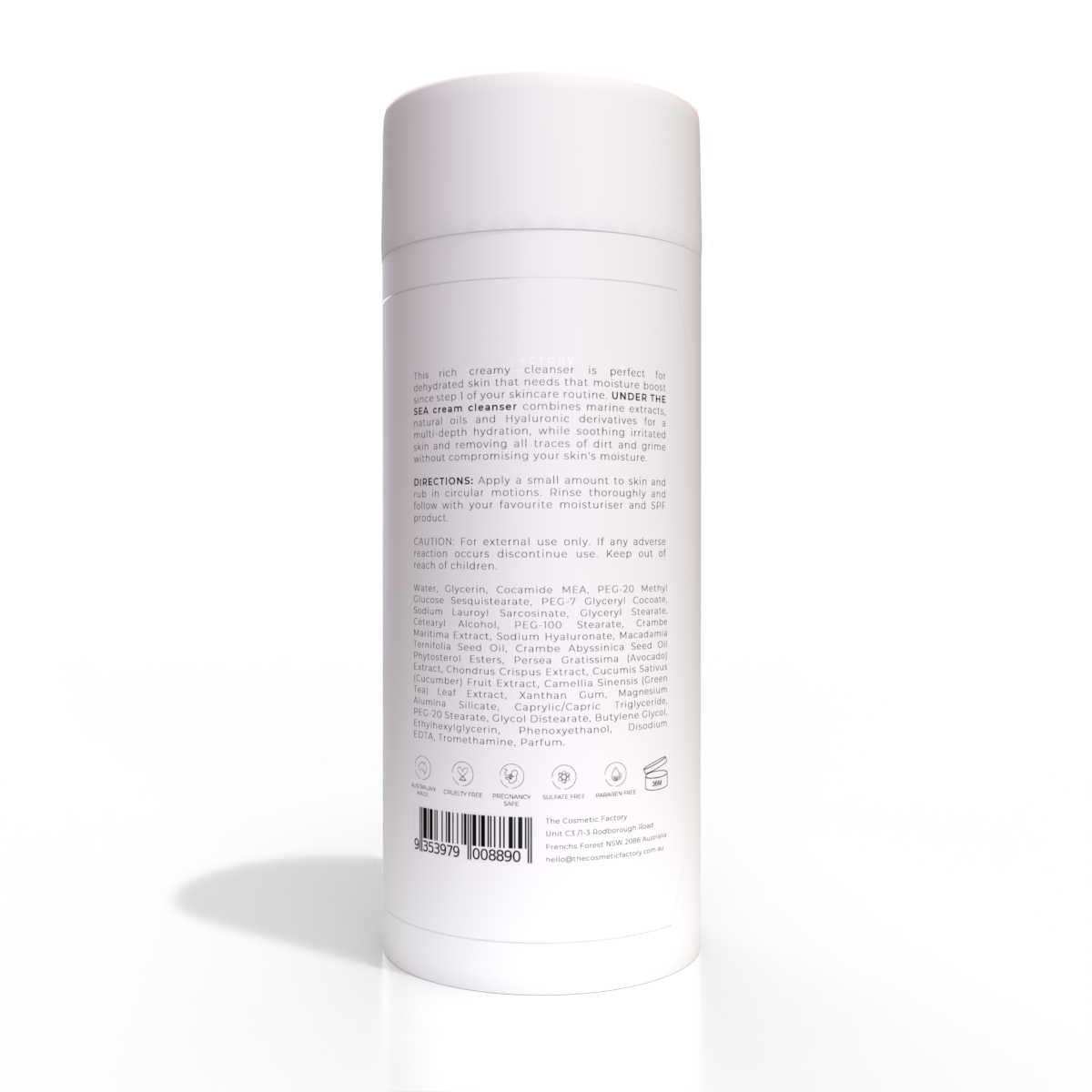 UNDER THE SEA CREAM CLEANSER | 200ML V508-TCF-1006