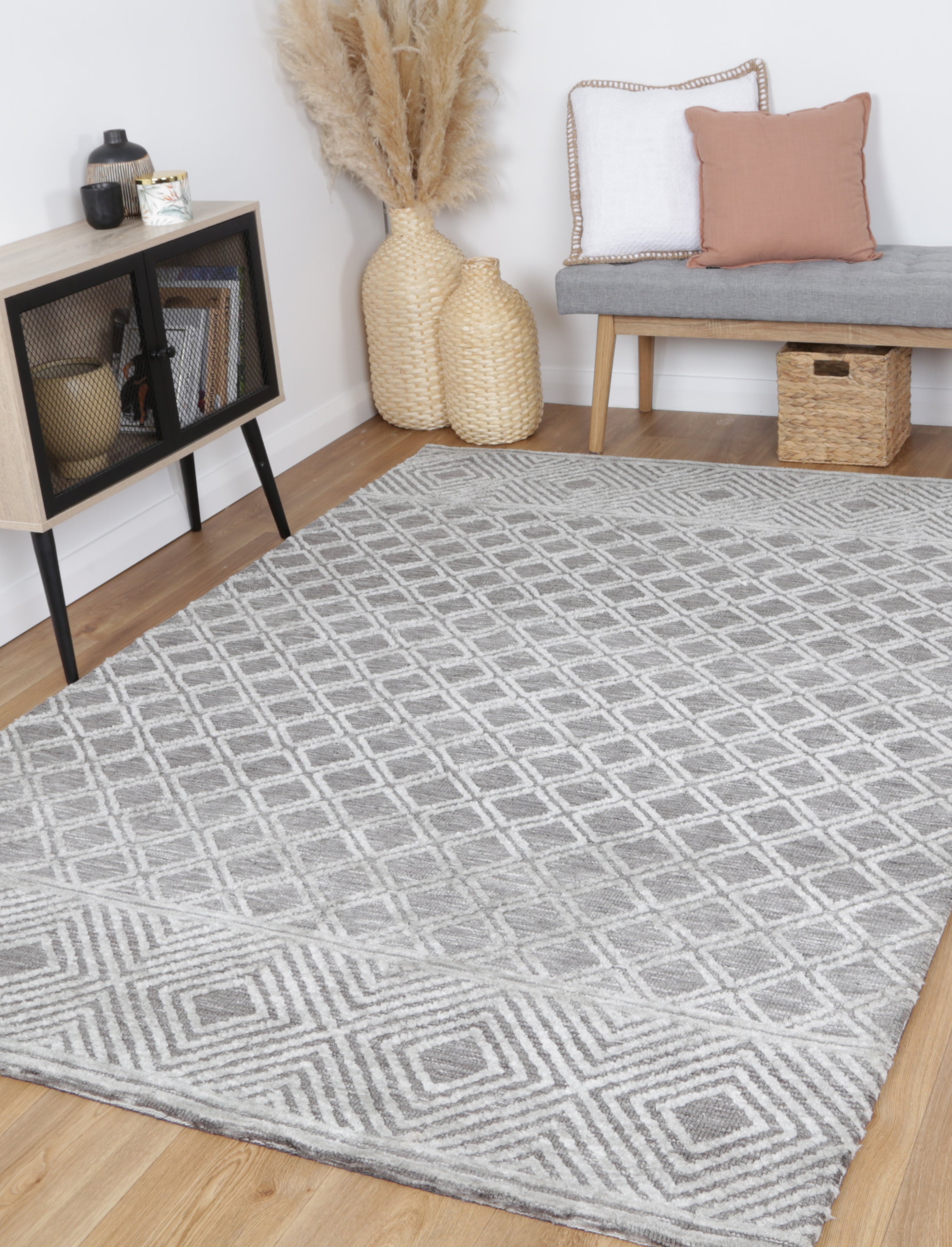 Amritsar AMRI01 Grey 160x230 V516-AMRI16001GREY