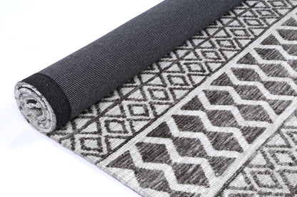 Amritsar AMRI04 Charcoal & Beige 240x330 V516-AMRI24004CBEI