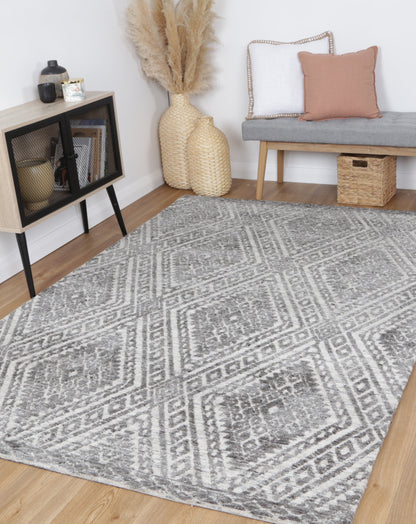 Amritsar AMRI05 Charcoal & Beige 240X330 V516-AMRI24005CBEI