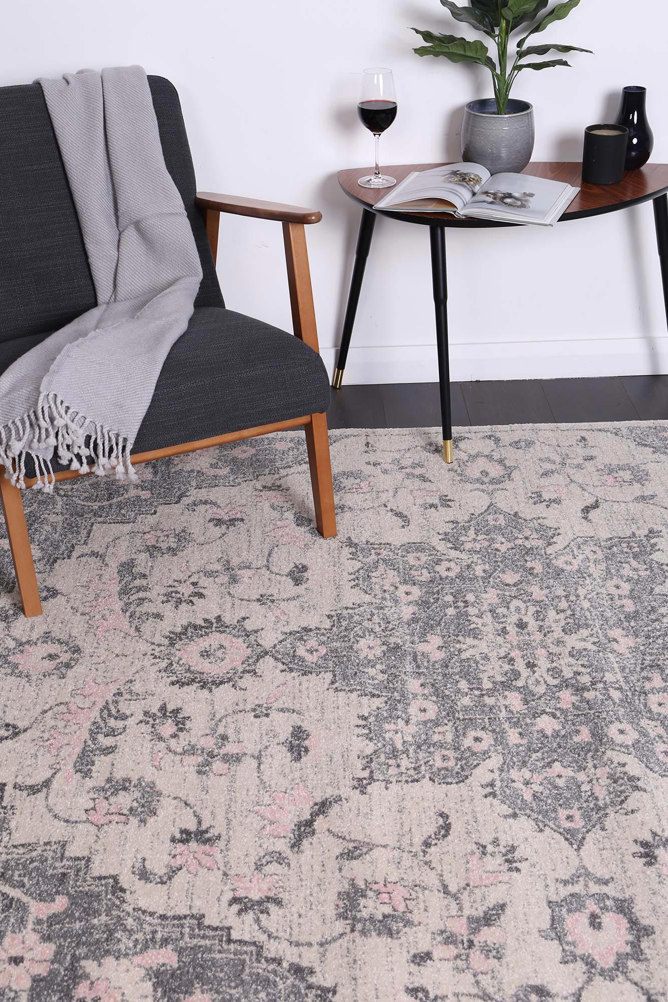 delicate-madeleine-grey-ivory-rug 160x230 V516-DELI160DEL25