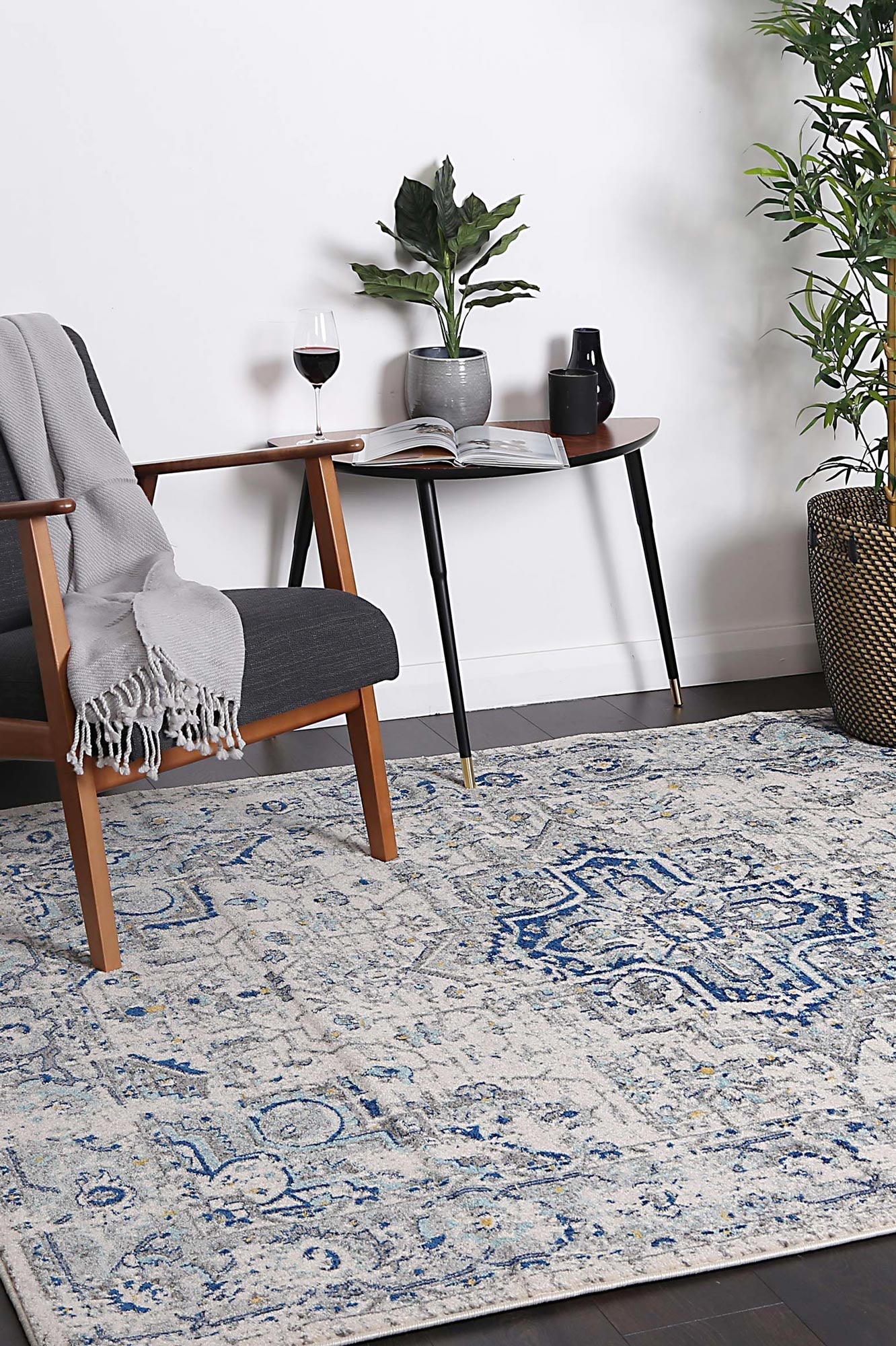 delicate-melissa-ivory-blue-rug 160x230 V516-DELI160DEL26