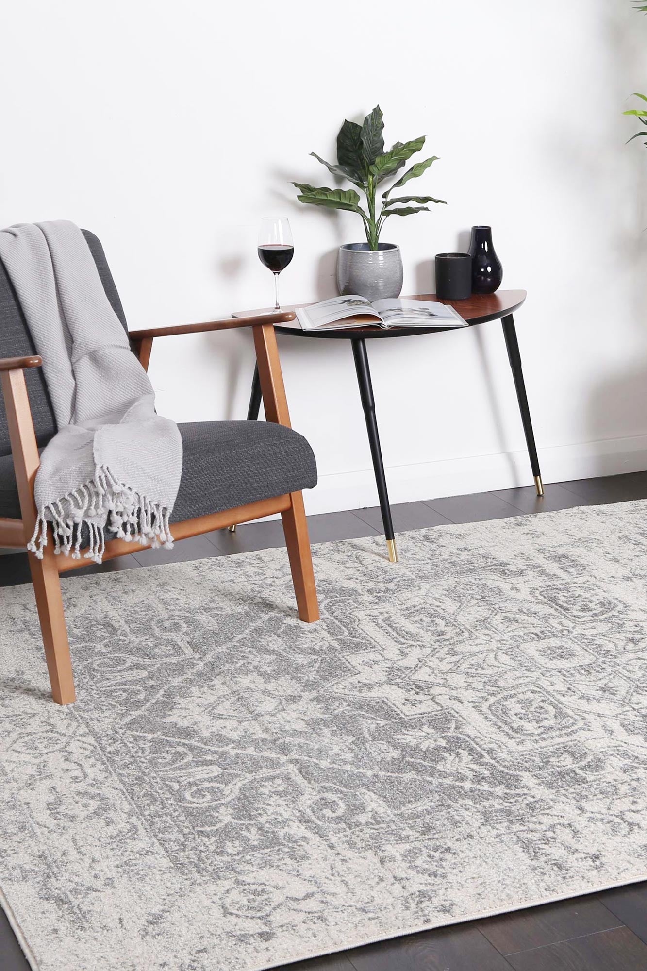 delicate-audrey-ivory-grey-rug 200x290 V516-DELI200DEL20