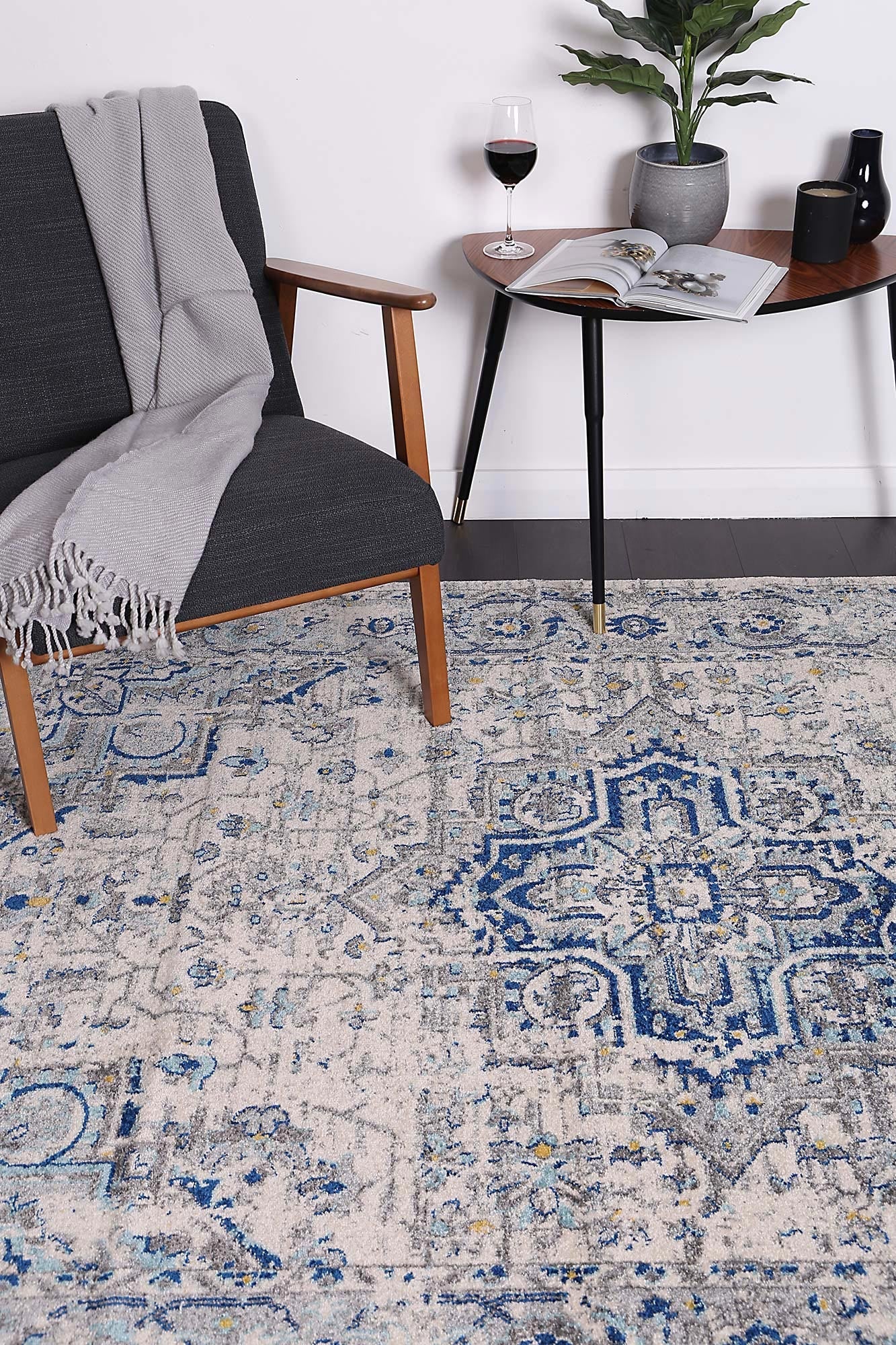 delicate-melissa-ivory-blue-rug 200x290 V516-DELI200DEL26
