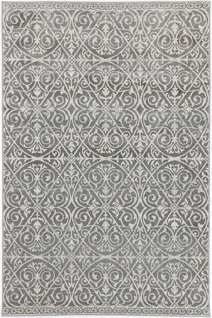 delicate-katherine-grey-ivory-rug 80x300 V516-DELI803DEL23