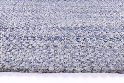 Harlow Chignon Blue Wool Blend Rug 160x230 V516-HARL160CHIGBLUE