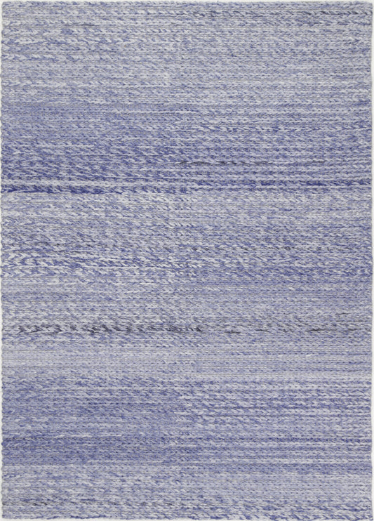 Harlow Cue Blue Wool Blend Rug 160x230 V516-HARL160CUEBLUE