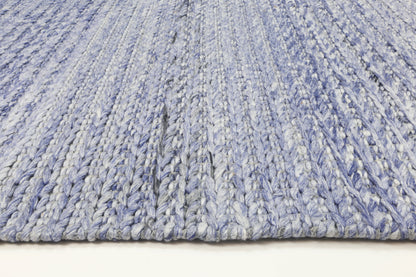 Harlow Cue Blue Wool Blend Rug 160x230 V516-HARL160CUEBLUE
