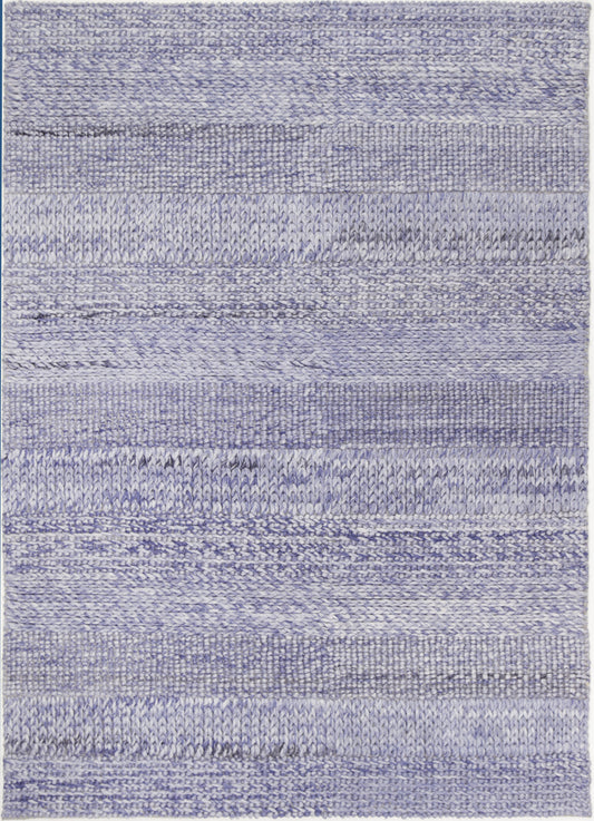 Harlow Grace Blue Wool Blend Rug 160x230 V516-HARL160GRACBLUE