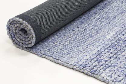 Harlow Grace Blue Wool Blend Rug 160x230 V516-HARL160GRACBLUE