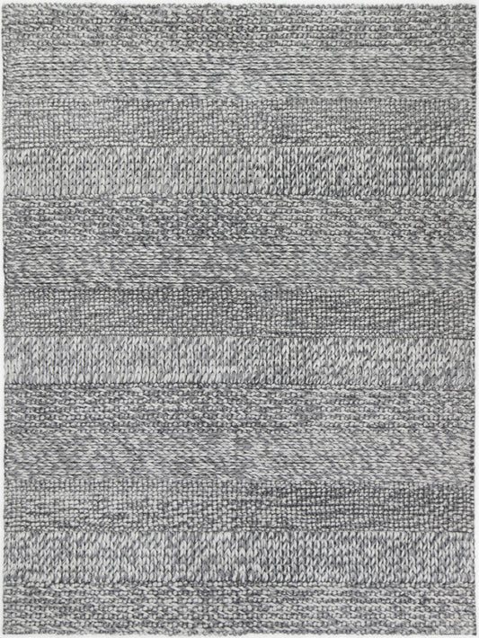 Harlow Grace Charcoal Wool Blend Rug 160x230 V516-HARL160GRACCHAR