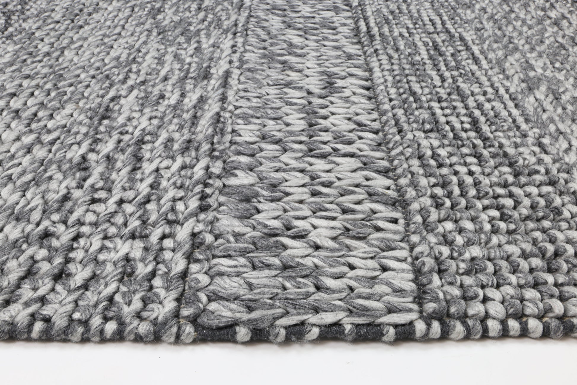 Harlow Grace Charcoal Wool Blend Rug 160x230 V516-HARL160GRACCHAR