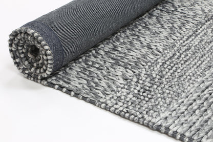 Harlow Grace Charcoal Wool Blend Rug 160x230 V516-HARL160GRACCHAR