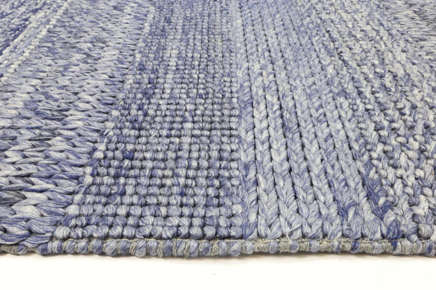 Harlow Grace Blue Wool Blend Rug 200x290 V516-HARL200GRACBLUE