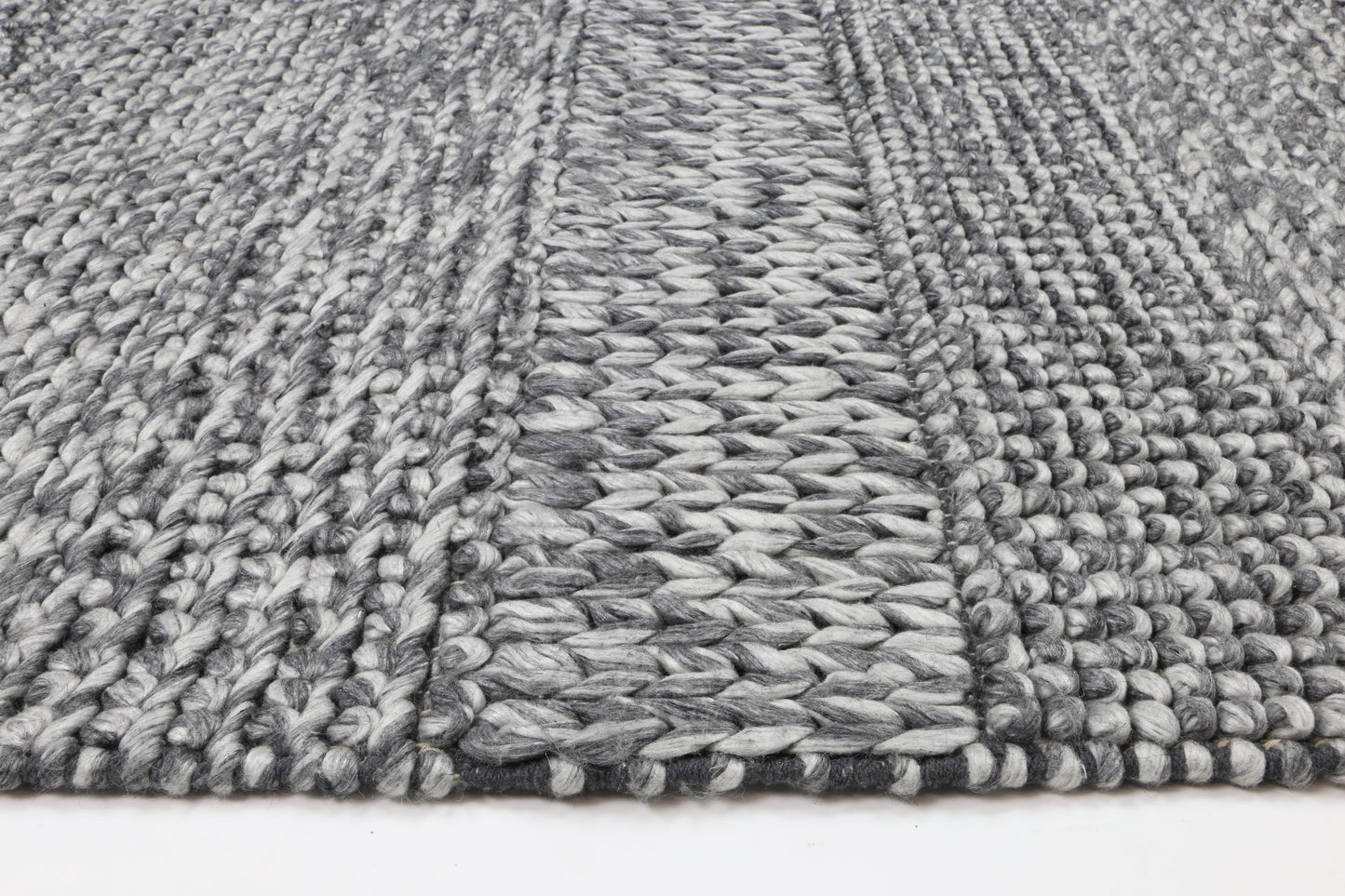 Harlow Grace Charcoal Wool Blend Rug 200x290 V516-HARL200GRACCHAR