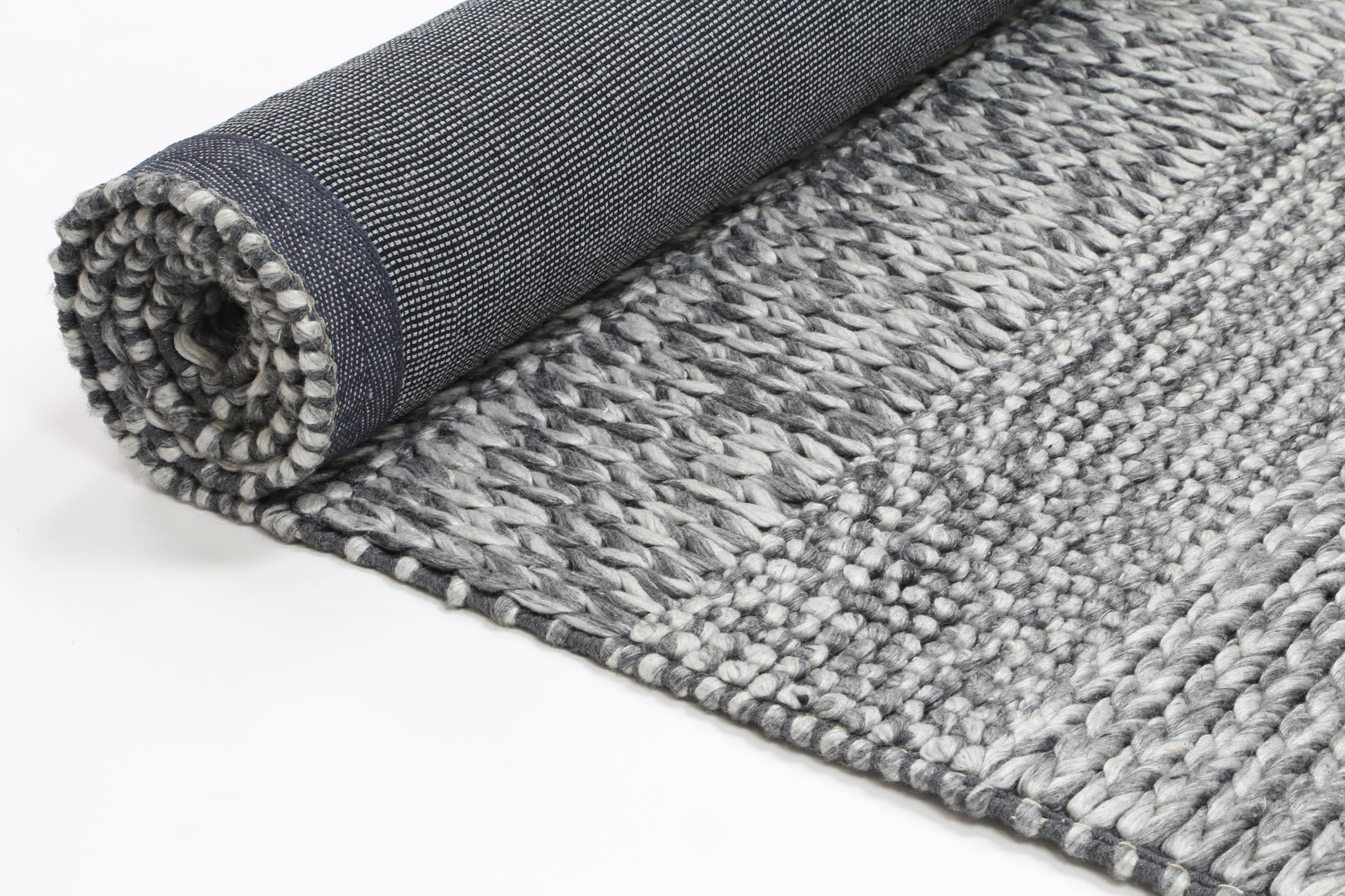 Harlow Grace Charcoal Wool Blend Rug 200x290 V516-HARL200GRACCHAR