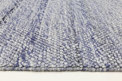 Harlow Loopy Blue Wool Blend Rug 200x290 V516-HARL200LOOPBLUE