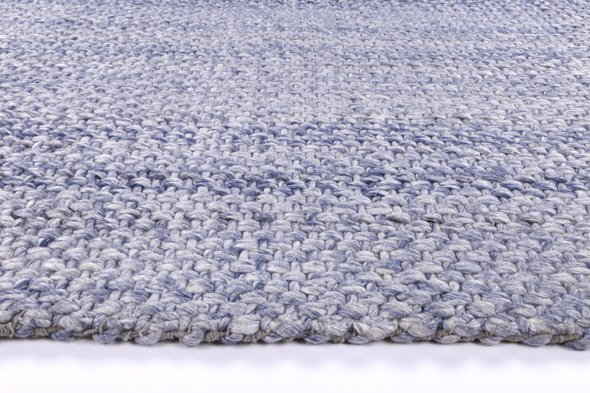 Harlow Chignon Blue Wool Blend Rug 240X330 V516-HARL240CHIGBLUE