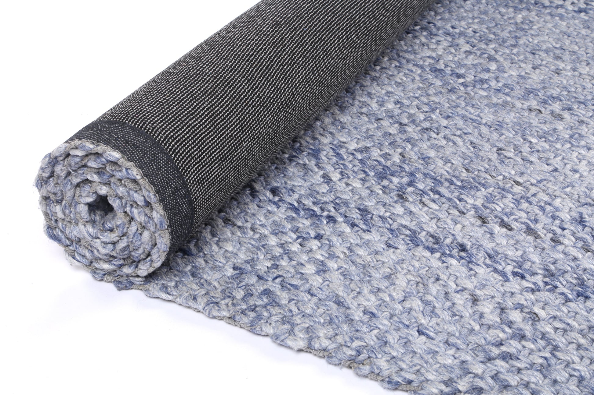 Harlow Chignon Blue Wool Blend Rug 240X330 V516-HARL240CHIGBLUE