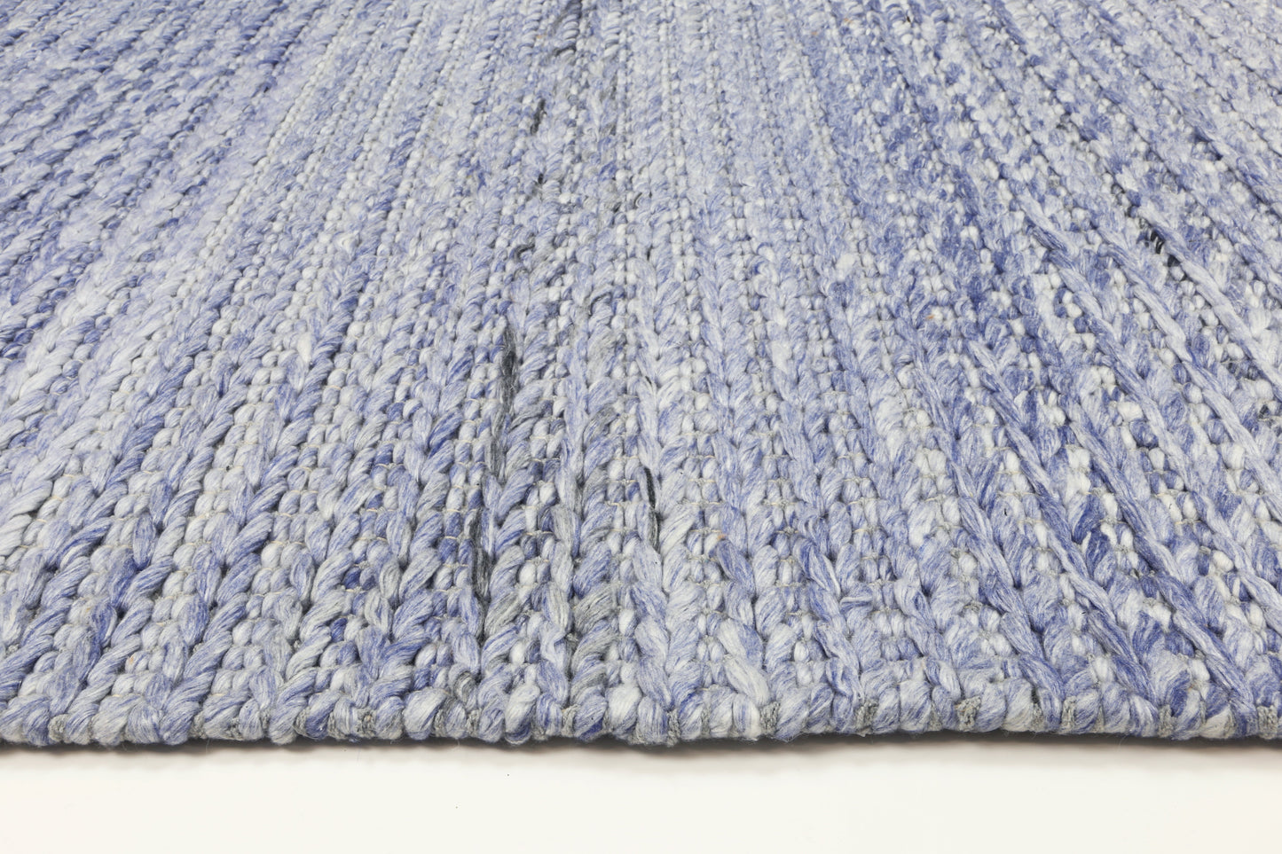 Harlow Cue Blue Wool Blend Rug 240x330 V516-HARL240CUEBLUE