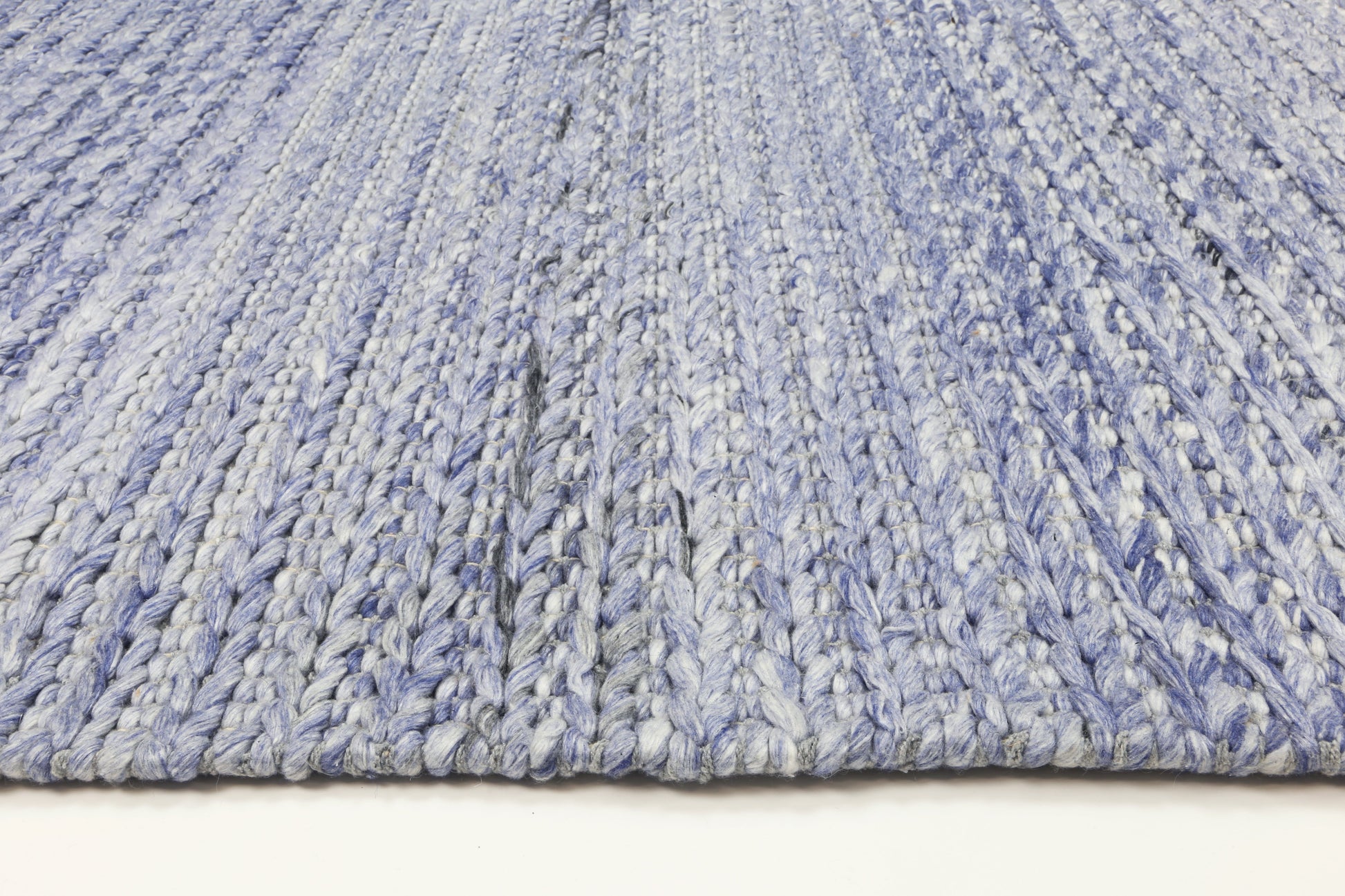Harlow Cue Blue Wool Blend Rug 240x330 V516-HARL240CUEBLUE
