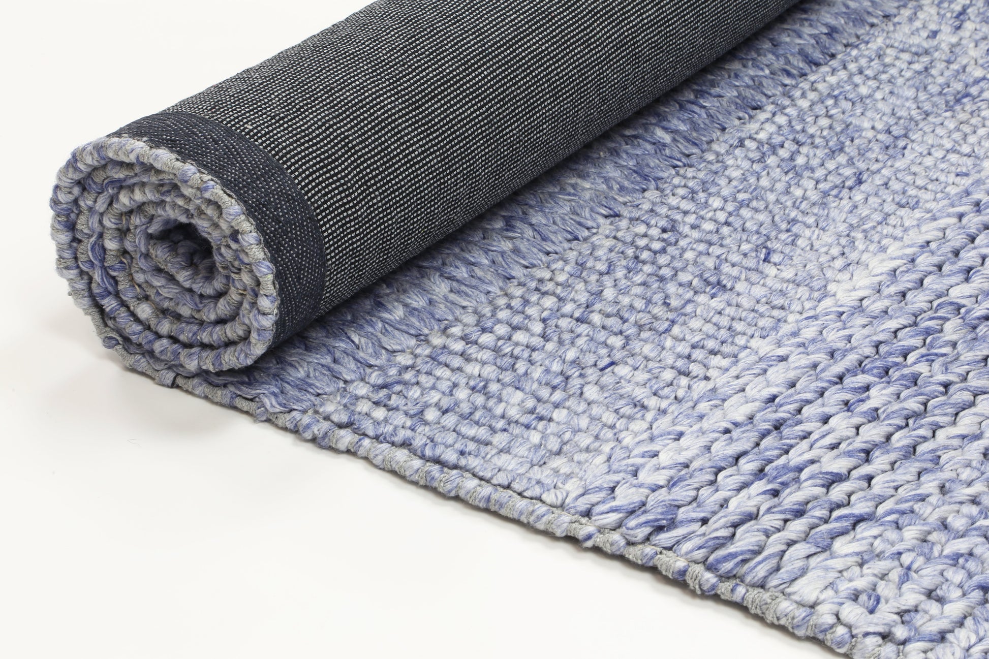 Harlow Grace Blue Wool Blend Rug 240x330 V516-HARL240GRACBLUE