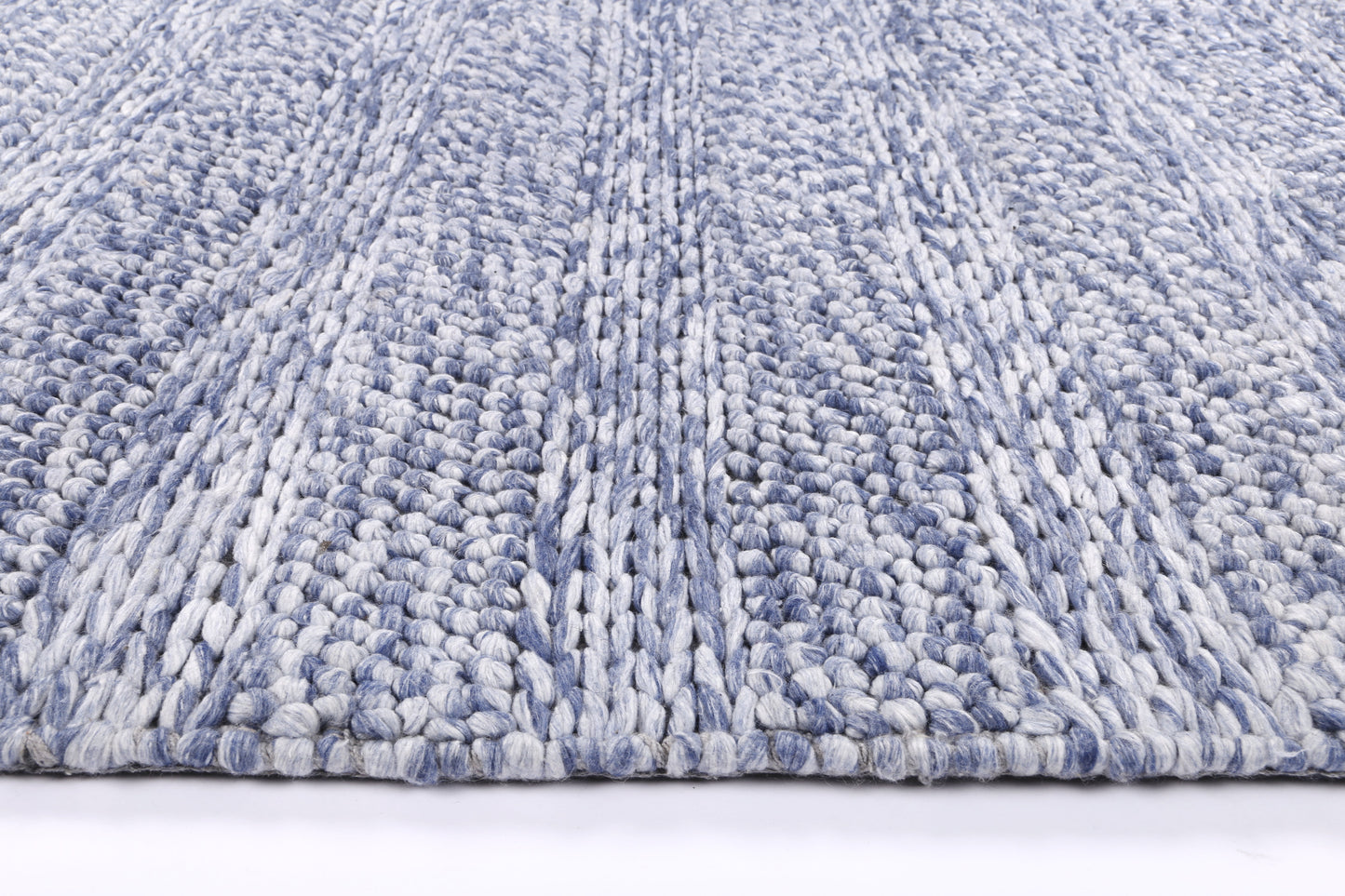 Harlow Ringlets Blue Wool Blend Rug 240x330 V516-HARL240RINGBLUE