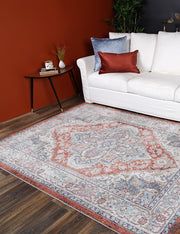 salsa-seo-terracotta-ivory-transitional-rug 160x230 V516-SALS16006