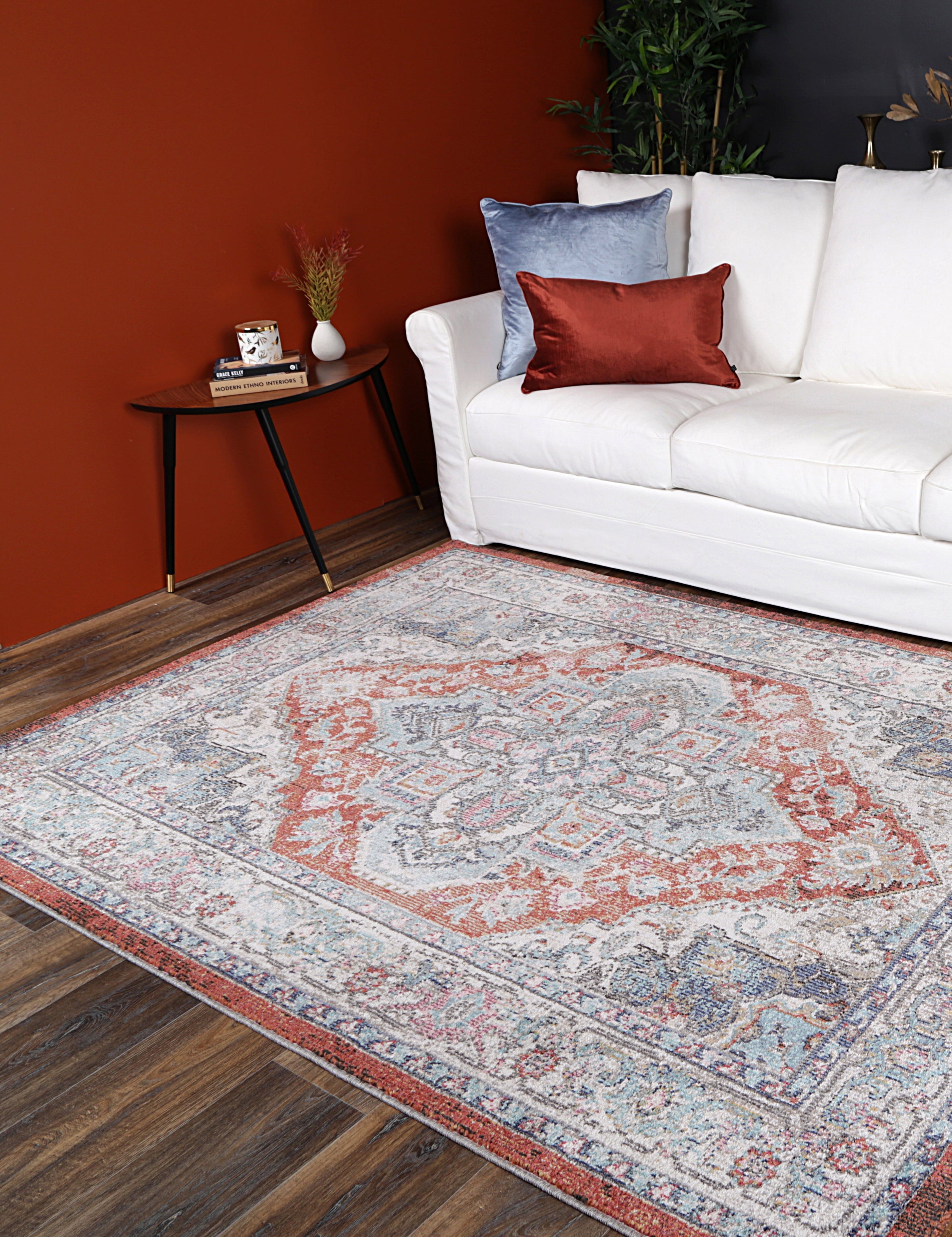 salsa-seo-terracotta-ivory-transitional-rug 160x230 V516-SALS16006