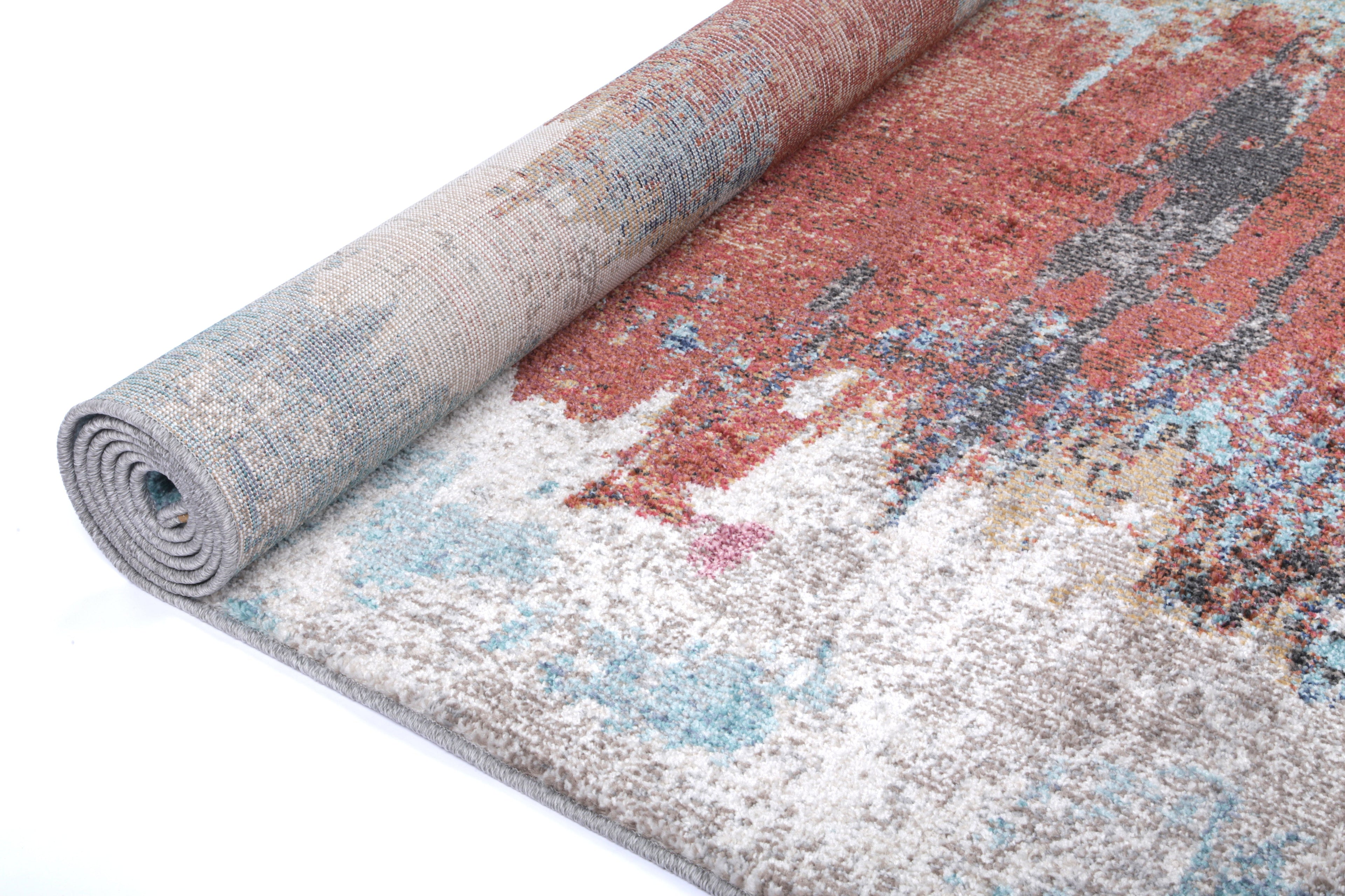 salsa-jorge-blue-terracotta-abstract-rug 160x230 V516-SALS16010