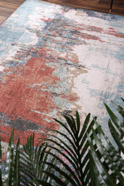 salsa-jorge-blue-terracotta-abstract-rug 160x230 V516-SALS16010