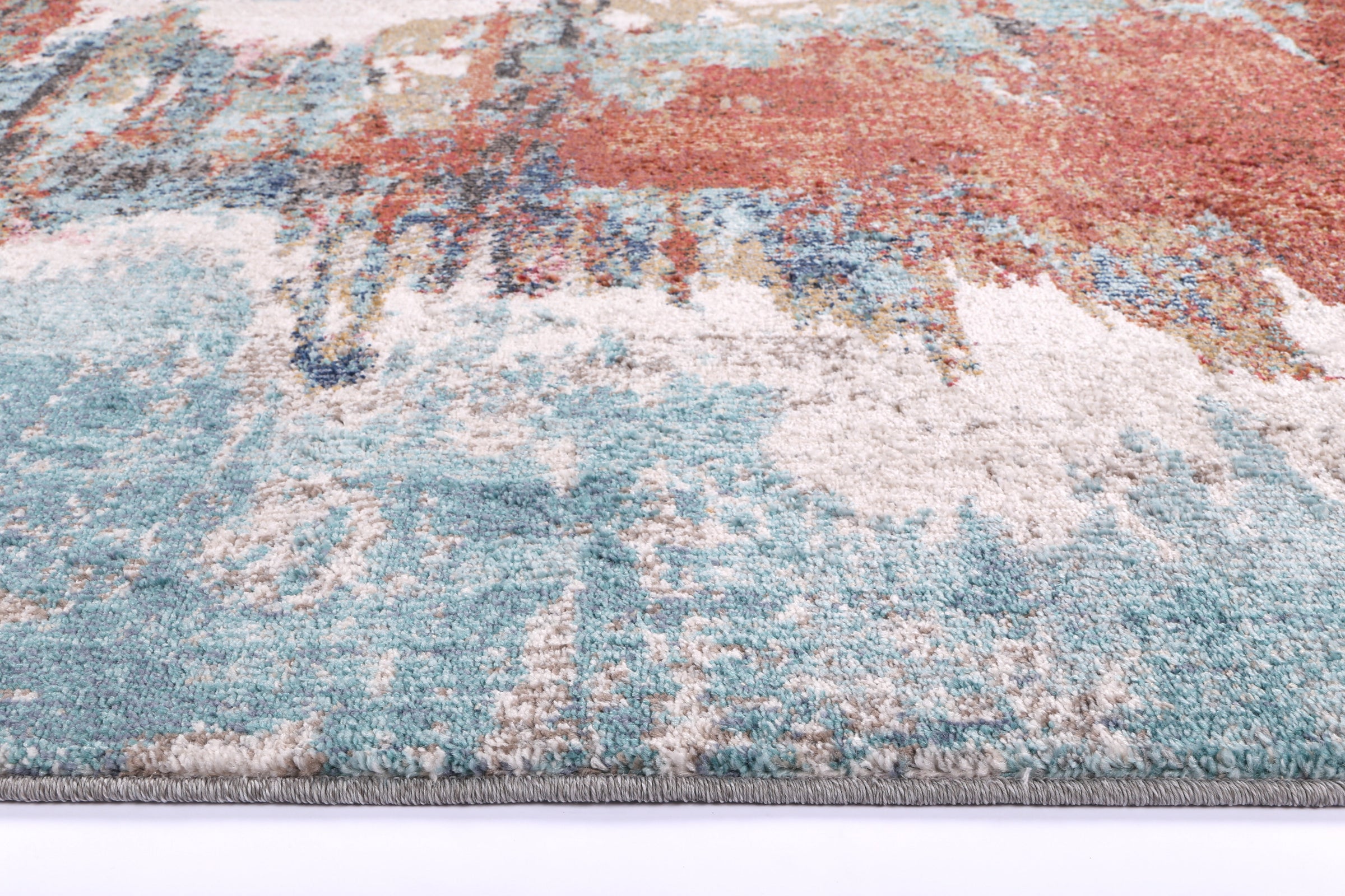 salsa-jorge-blue-terracotta-abstract-rug 160x230 V516-SALS16010