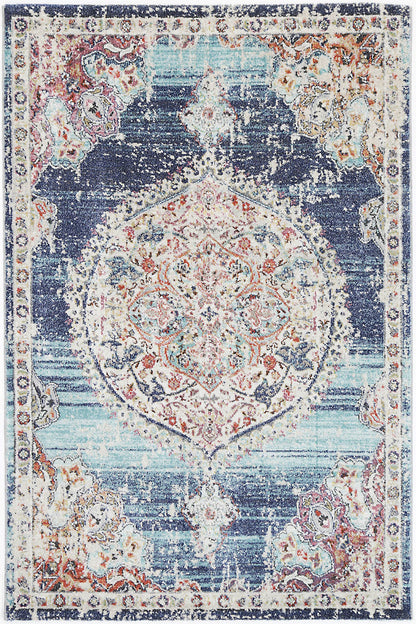 hollow-medalion-transitional-navy-multi-rug 160x230 V516-SALS16020042035