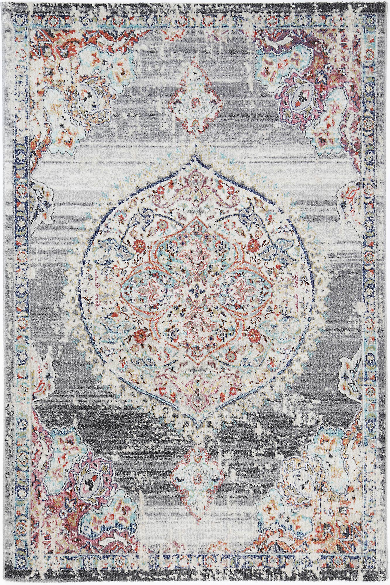 hollow-medalion-transitional-grey-rug 280x380 V516-SALS28020042095