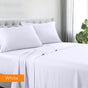 1200tc hotel quality cotton rich sheet set mega queen white V517-1200CRSS-MQW