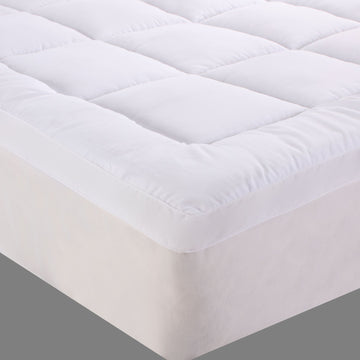 bamboo cotton fitted mattress topper single V517-BCMT-S