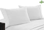 400 thread count bamboo cotton twin pack pillowcase white V517-BCSPC-W